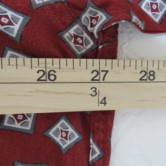 Chaps* Men's Short Sleeve Button‎ Down Curved Hem Single Pocket Shirt~ Size XL - Picture 6 of 10